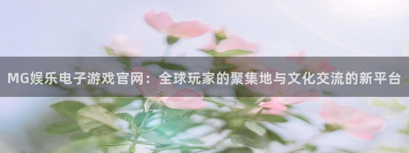 赢乐彩票3官网：MG娱乐电子游戏官网：全球玩家的聚集地与文化交流的新平台